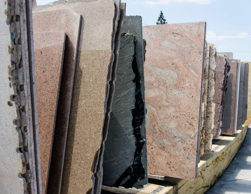 huge uncut granite blocks