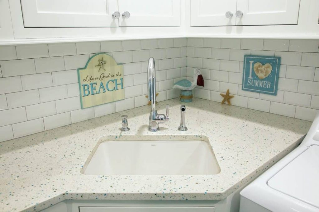 Elegant and durable aura-spectrum Quartz Countertop