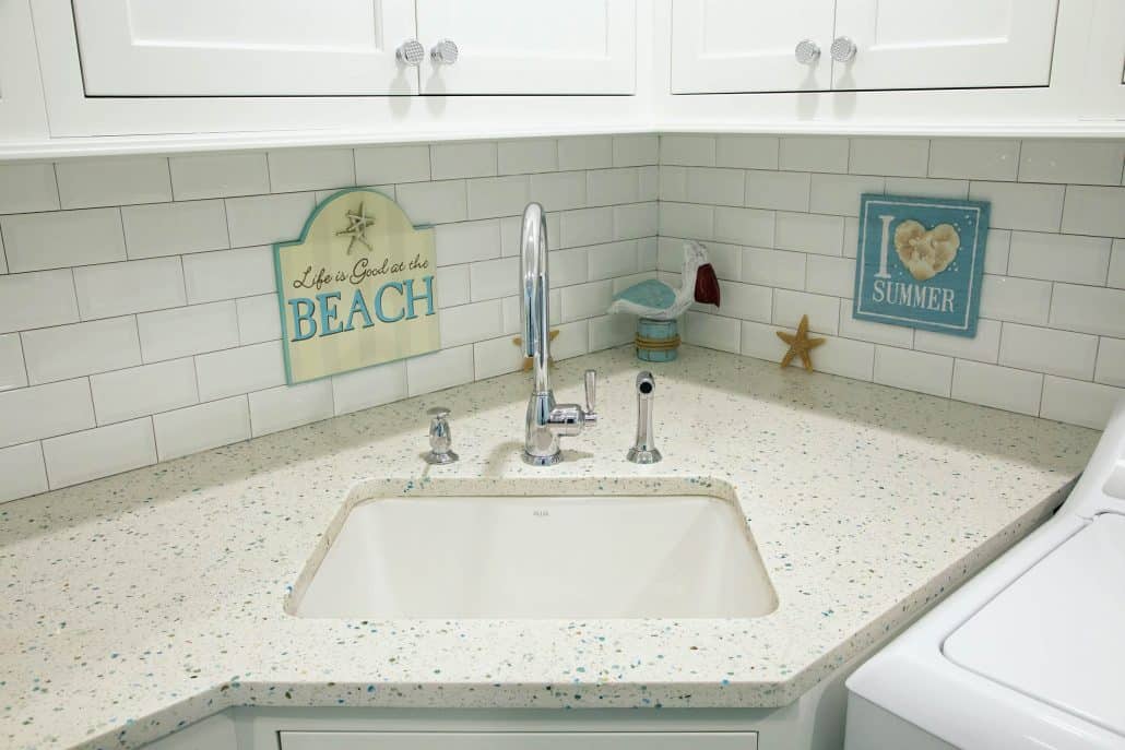 Elegant and durable aura-spectrum Quartz Countertop