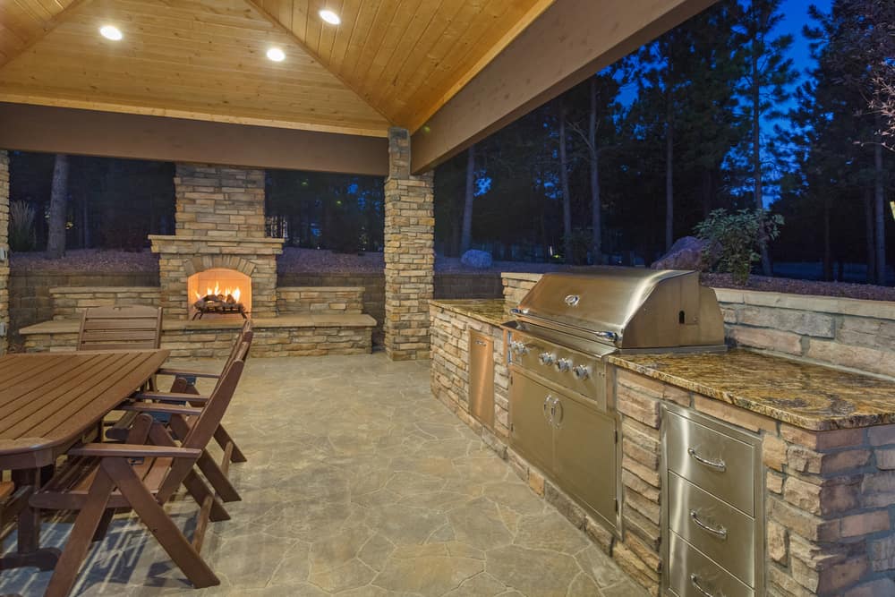 granite countertops for outdoor kitchen